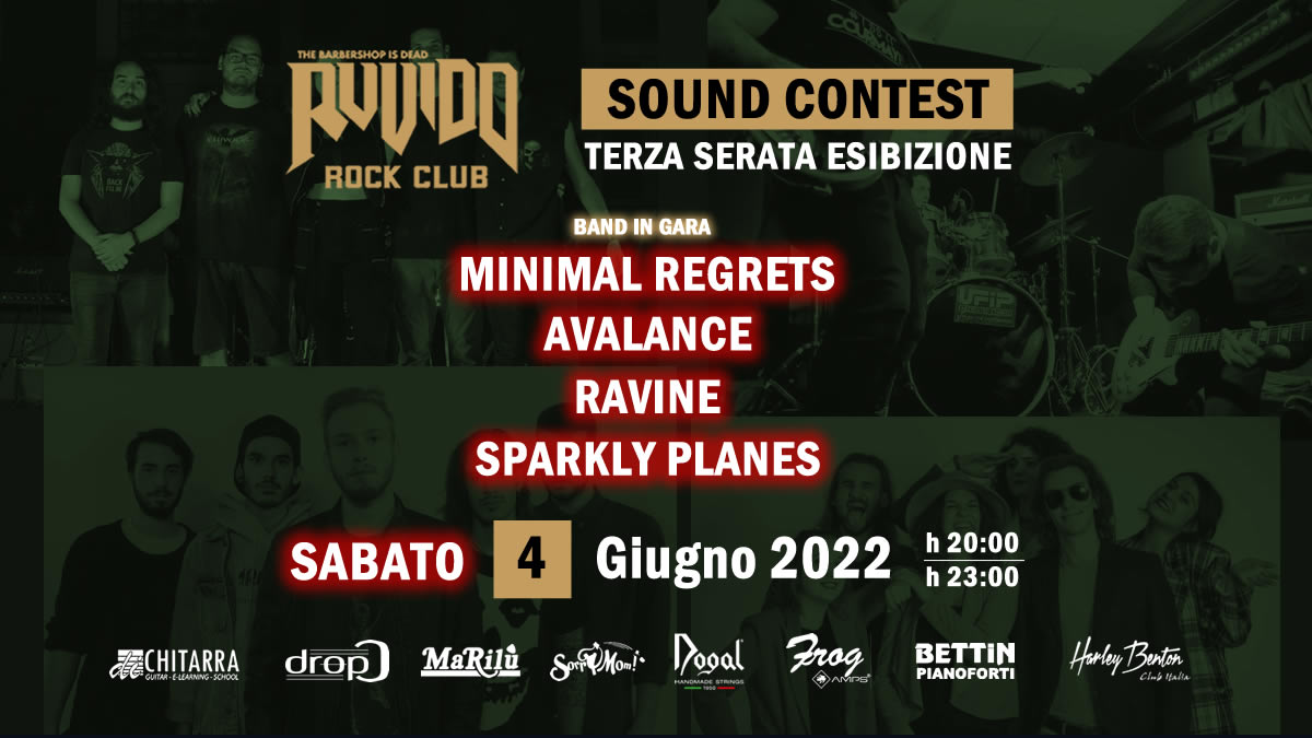 Ruvido Sound Contest - Terza Semifinale 4 Giugno 2022