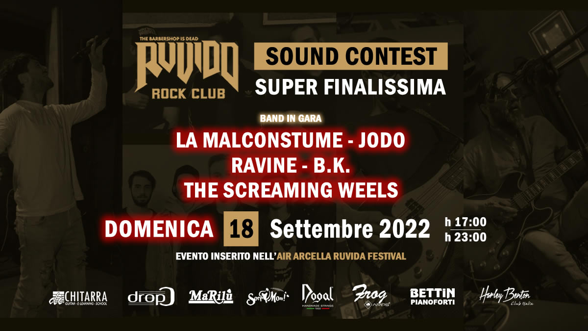 Sfondo finale ruvido sound contest 2022